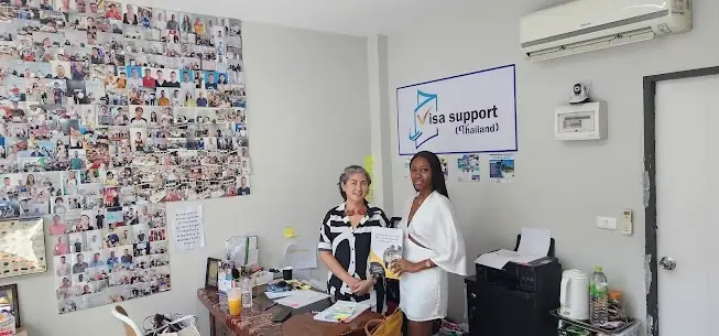 Satisfied client at Visa Support Thailand office in Chiang Mai