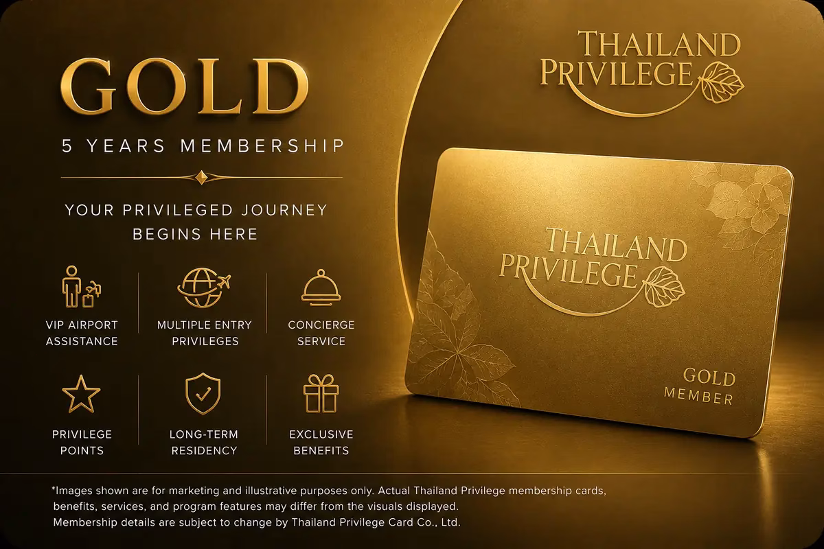 Thailand Privilege Gold membership