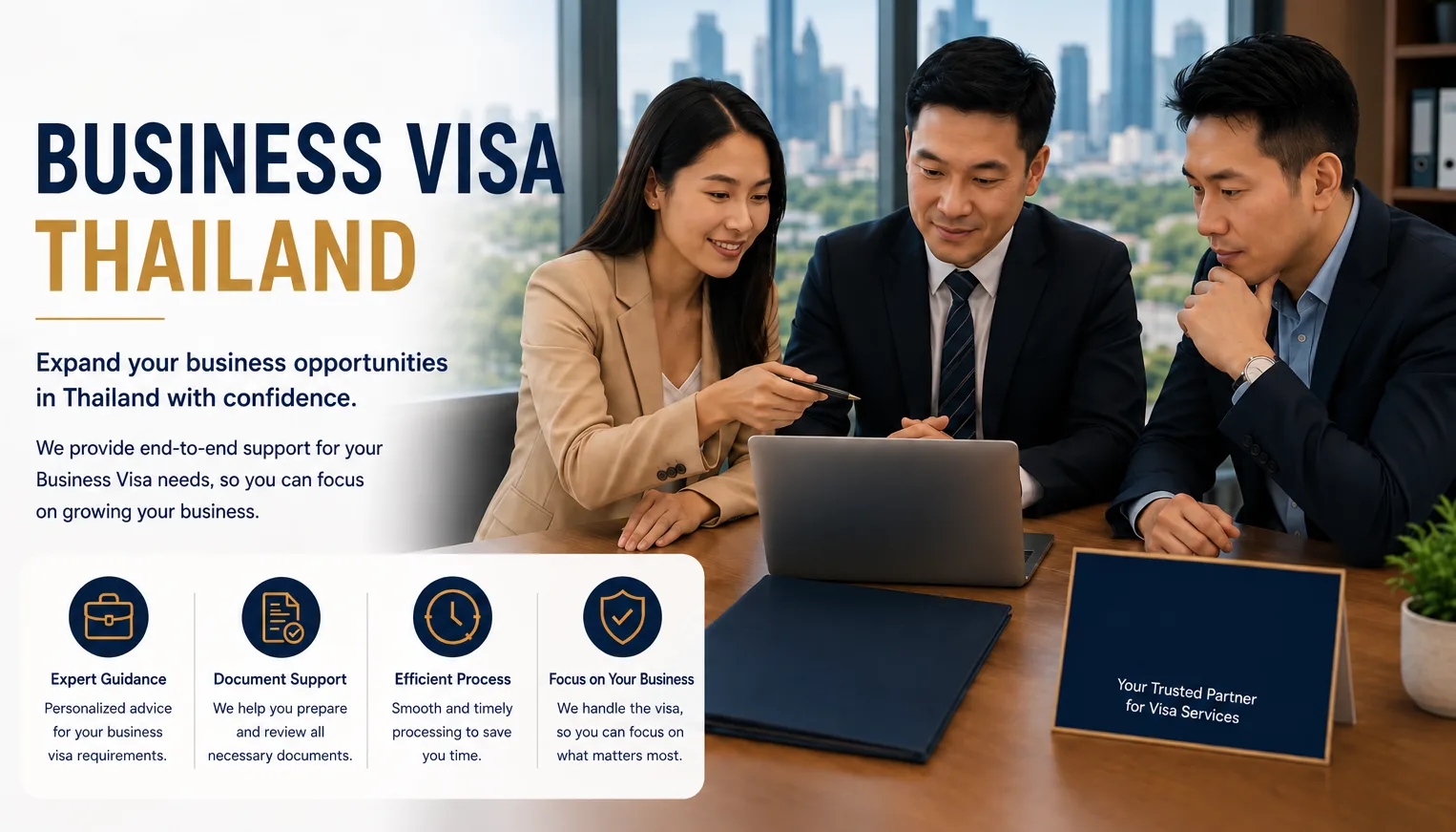 Business visa support in Thailand for company owners and foreign employees