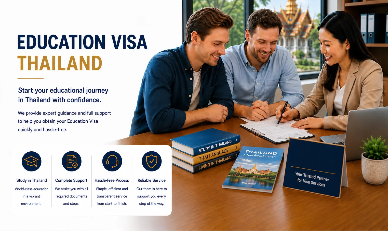 Visa Support Thailand education visa FAQ and visa support office