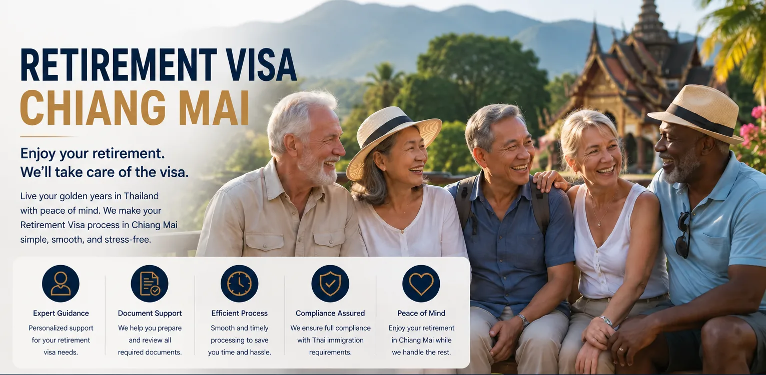 Retirement visa support for long-stay expats in Chiang Mai Thailand